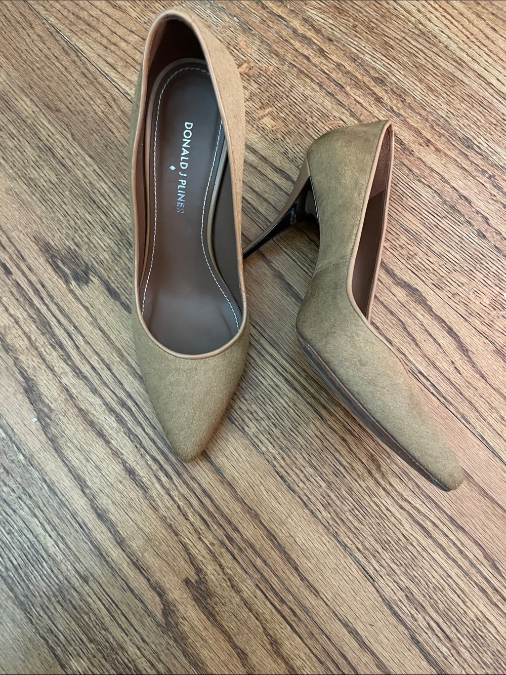 Donald J. Pliner | BraveSP Tan Brown Calf Hair Heels Pumps Women's Size 8